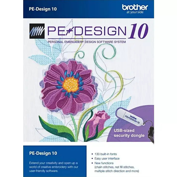 Brother PE-Design 10 Embroidery Software - Full Version Lifetime License